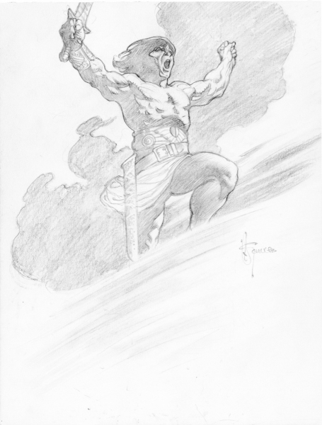 Mark-Schultz-Conan-Illustration-Original-Art-undated
