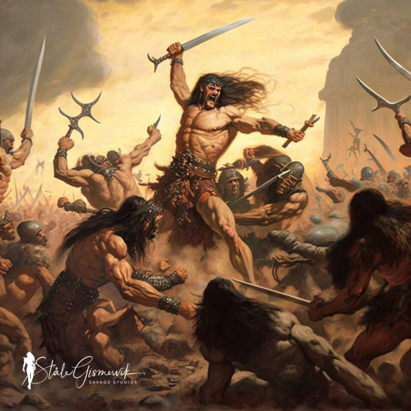 Savage_Conan_the_barbarian_fighting_an_army_in_the_style_of_Frazetta-4