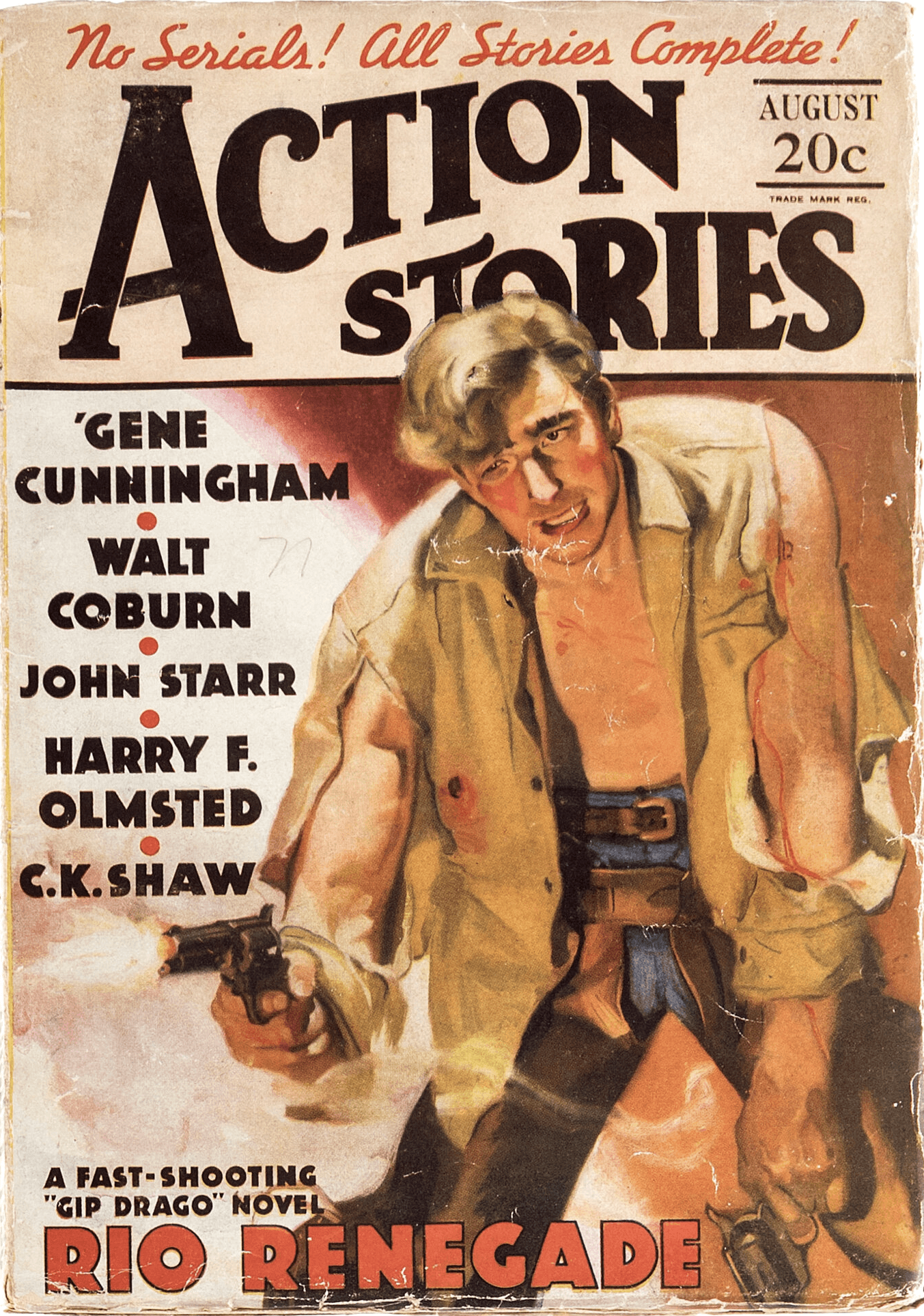 Action Stories August 1936