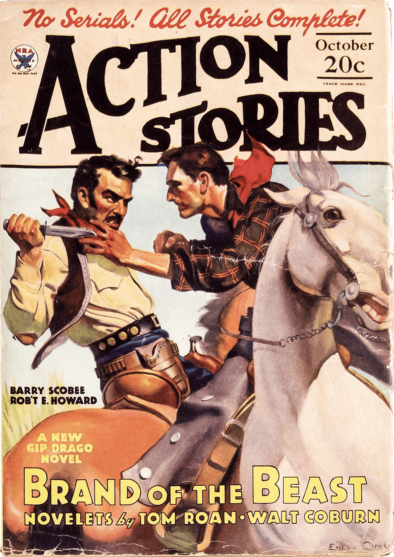 Action Stories October 1935