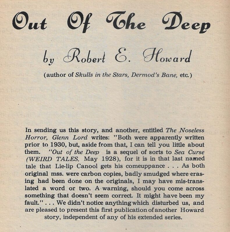 The World of Robert E. Howard