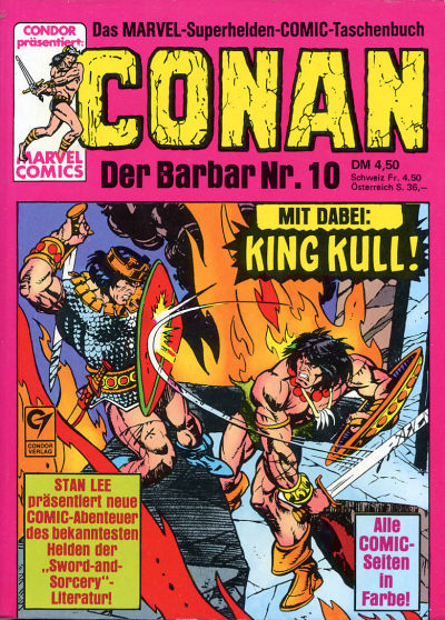 Cover of Das Marvel-Superhelden-Comic-Taschenbuch Conan der Barbar Nr. 10