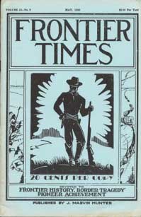 Cover of Frontier Times Volume 13 Number 8