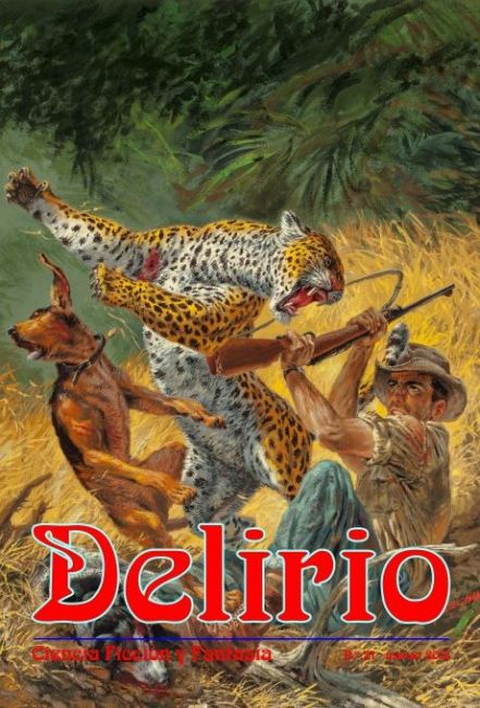 Cover of Delirio, Ciencia Ficción y Fantasía número 21 (Delirium, Science Fiction and Fantasy 21)