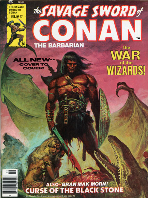 Cover of The Savage Sword of Conan Volume 1 Number 17