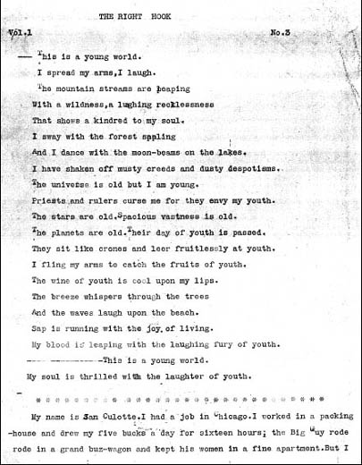 Cover of The Right Hook, Volume 1 Number 3