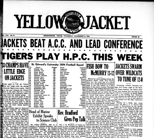 Cover of The Yellow Jacket Volume XXI Number 8