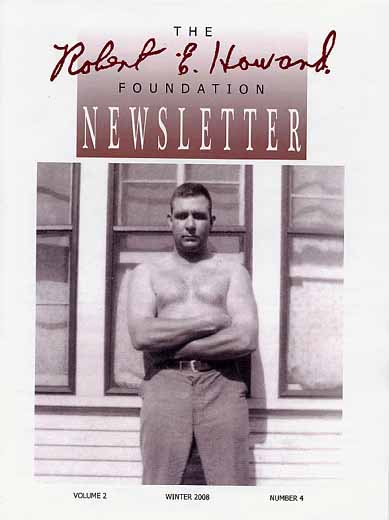 Cover of Robert E. Howard Foundation Newsletter Volume 2 Number 4